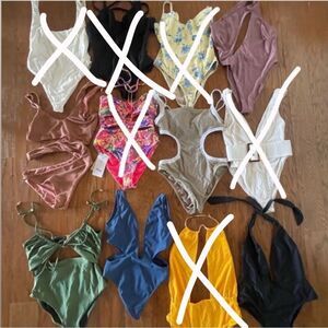One piece swimsuit bundle